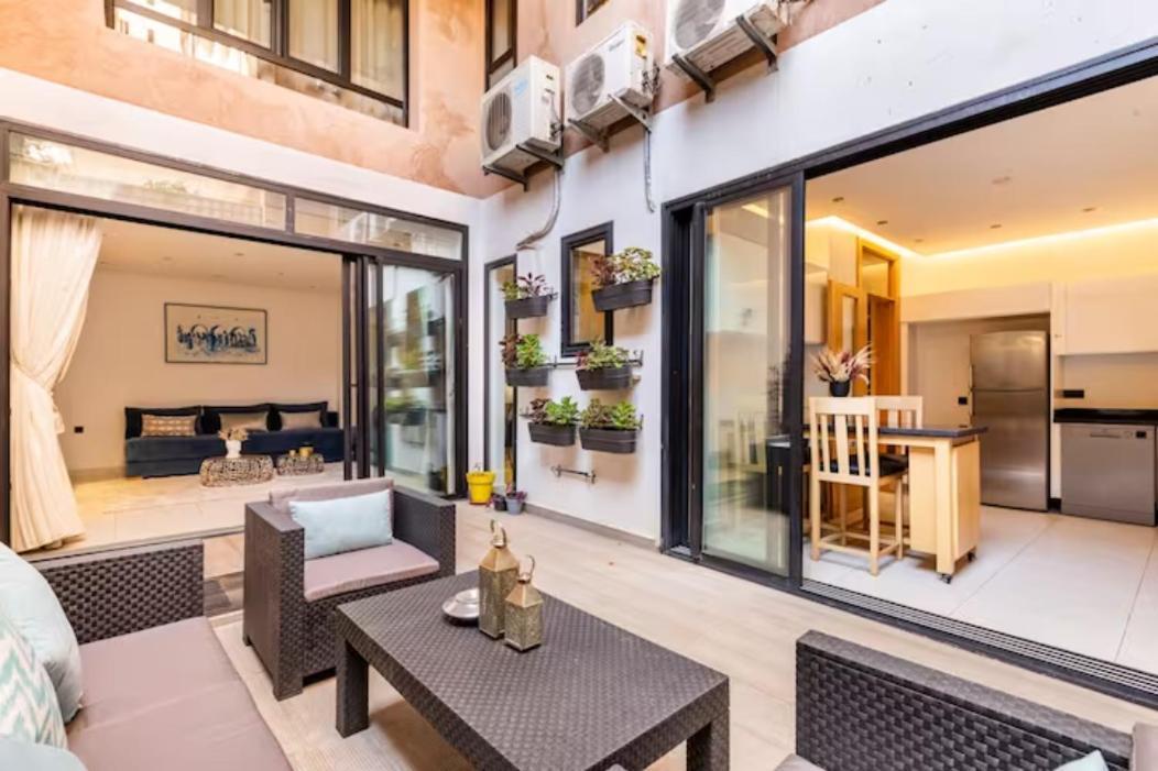 Loft Duplex Familial 200M2 Neuf - Centre Gueliz Apartment Marrakesh Exterior photo